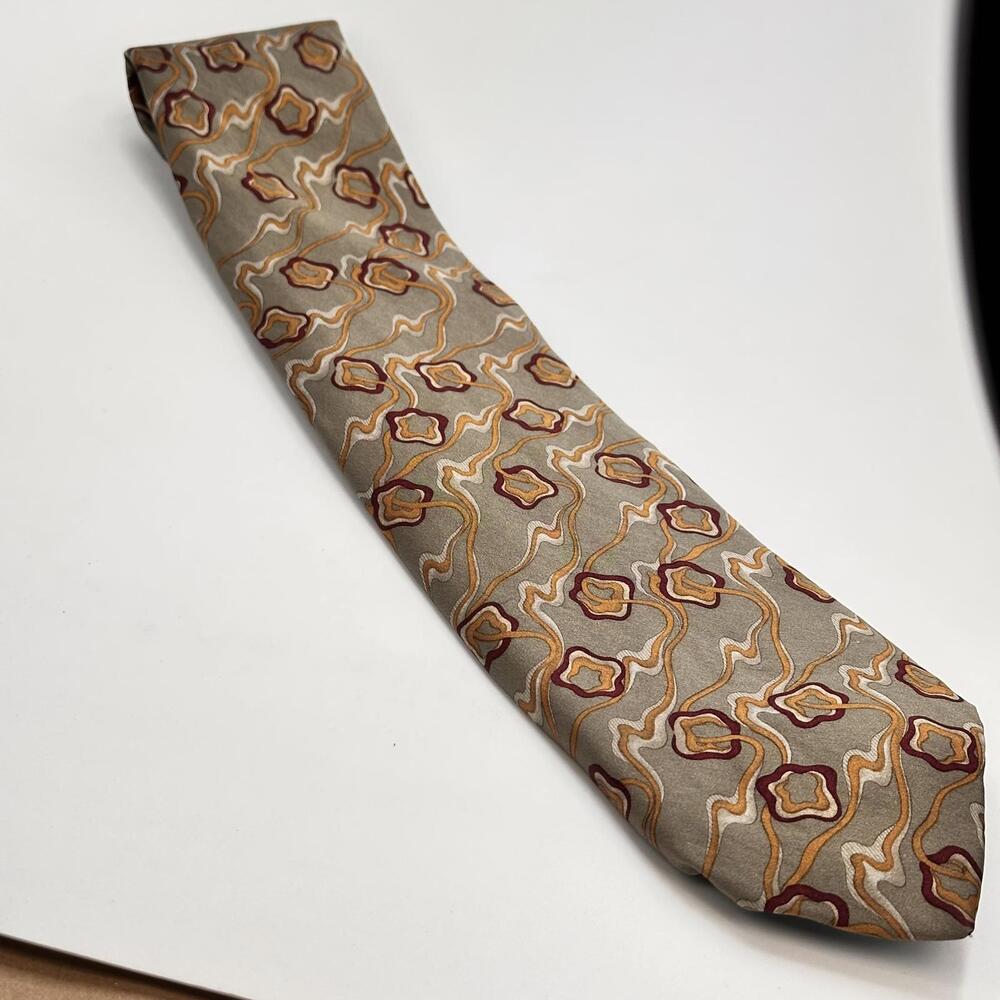 Silk Woven Patterned Tie